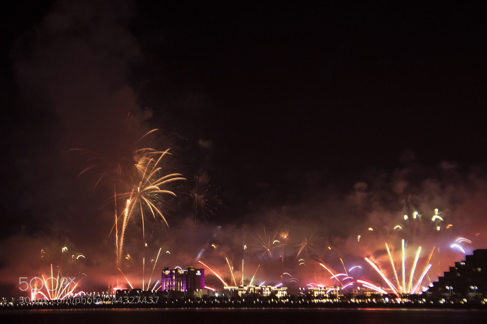 Canon EOS 7D Mark II sample photo. Fireworks uae photography