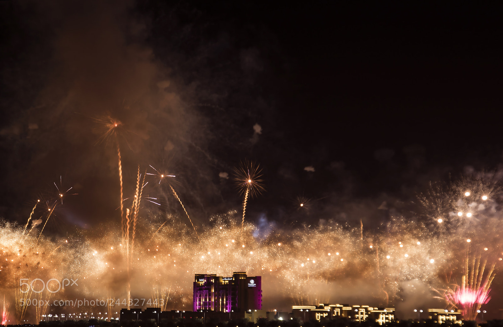 Canon EOS 7D Mark II sample photo. Fireworks uae photography