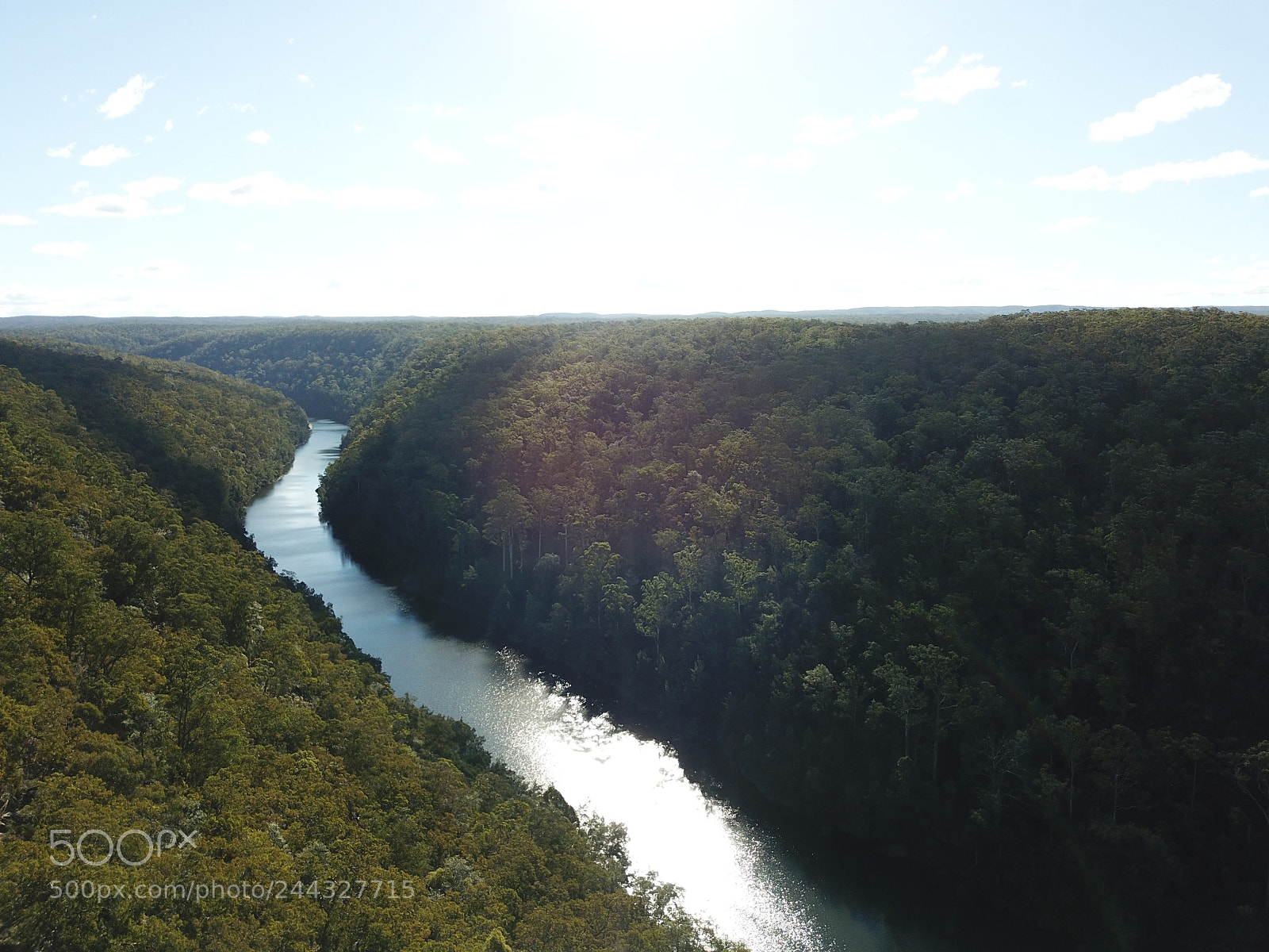 DJI FC220 sample photo. Nepean river photography