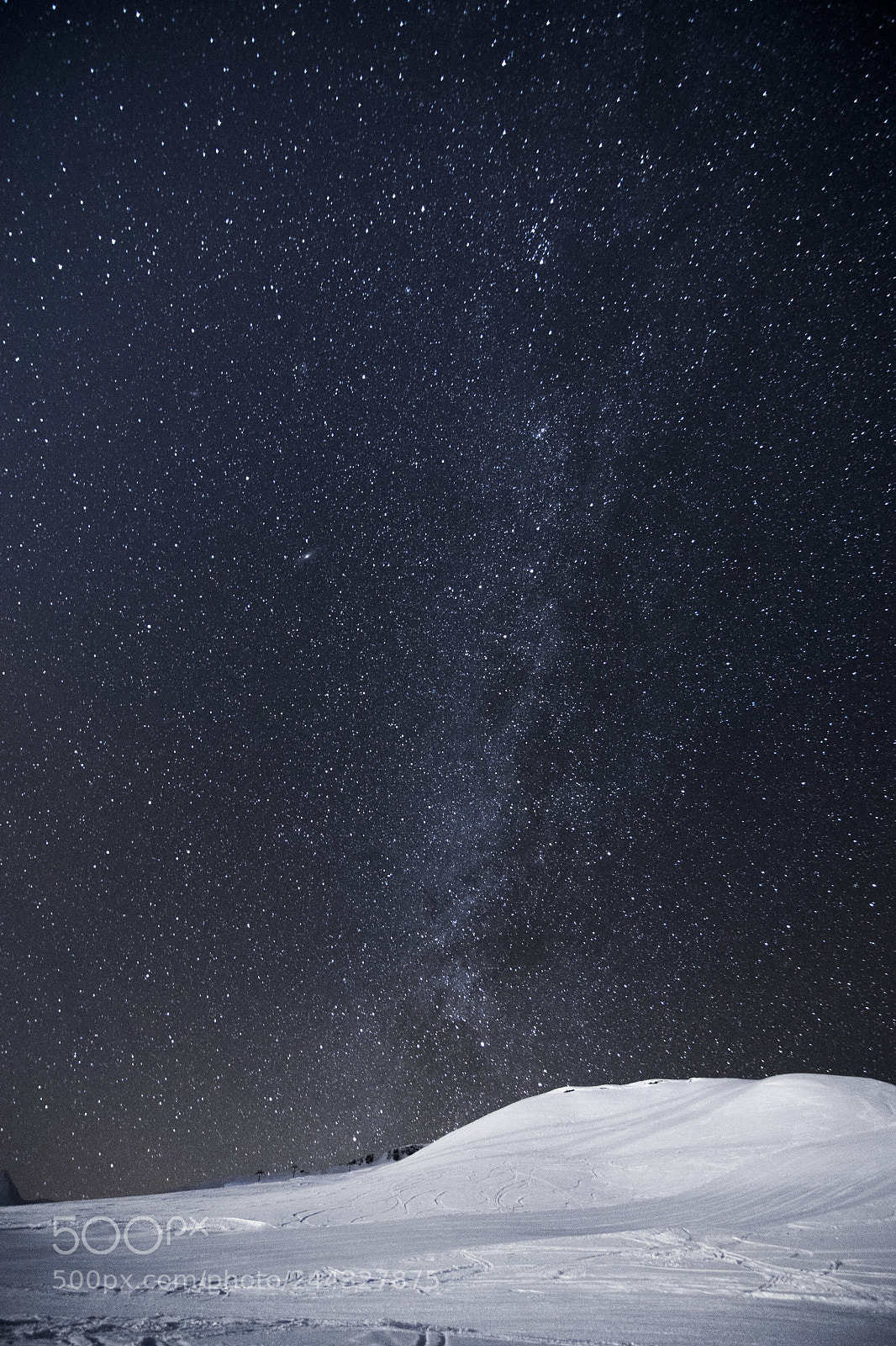 Nikon D610 sample photo. Milky way in winter photography