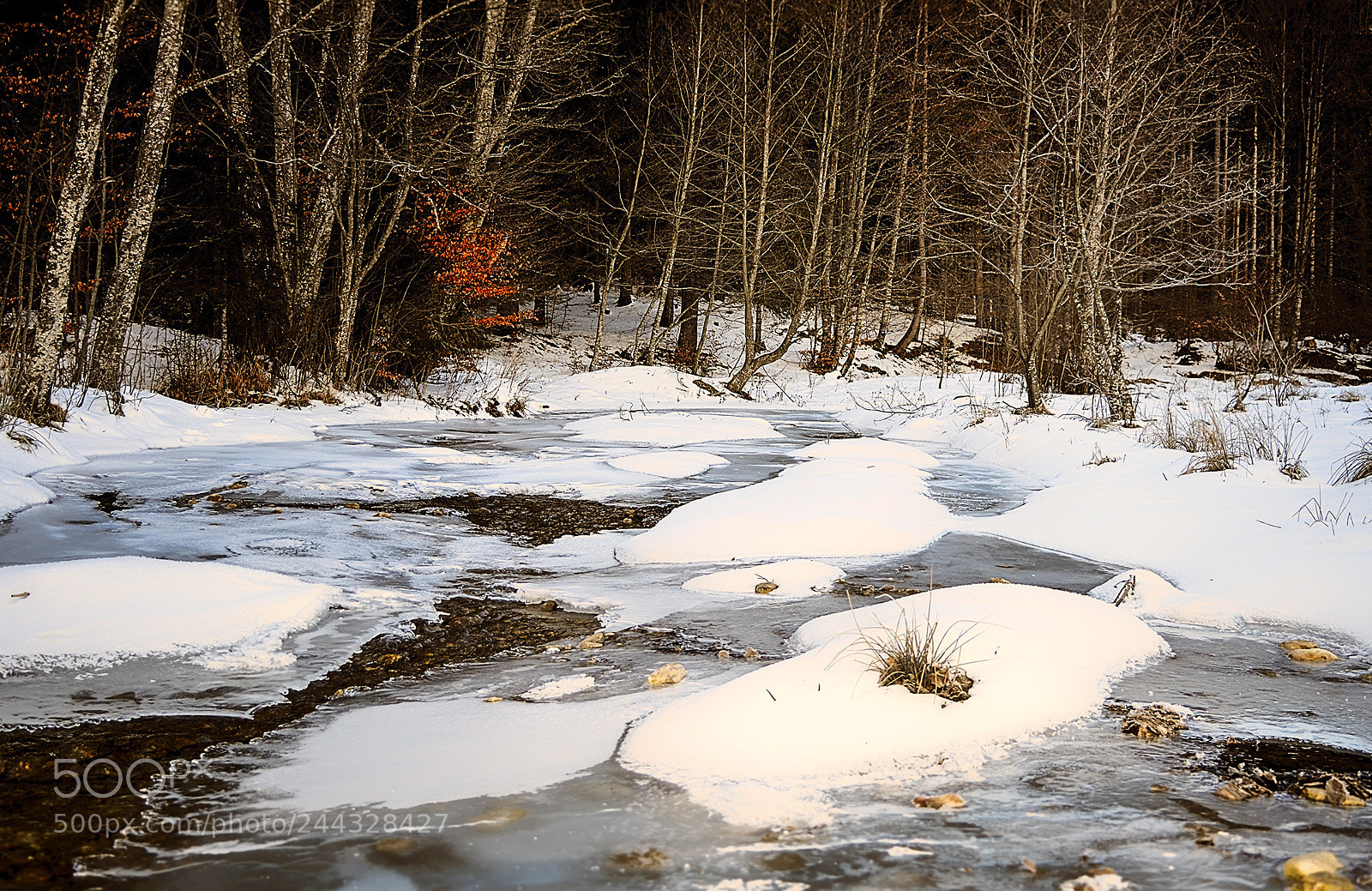 Nikon D3200 sample photo. Ice river photography
