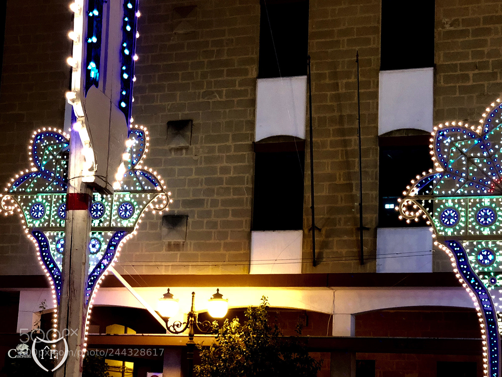 Apple iPhone X sample photo. Luminarie di san ciro photography