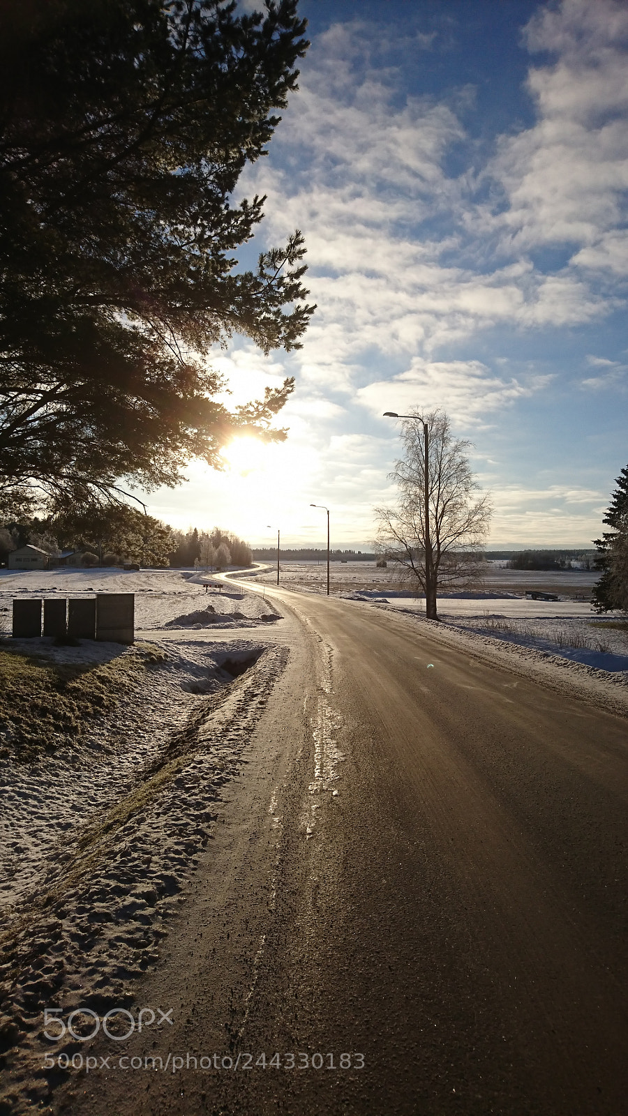 Sony Xperia XZ sample photo. Winter morning photography