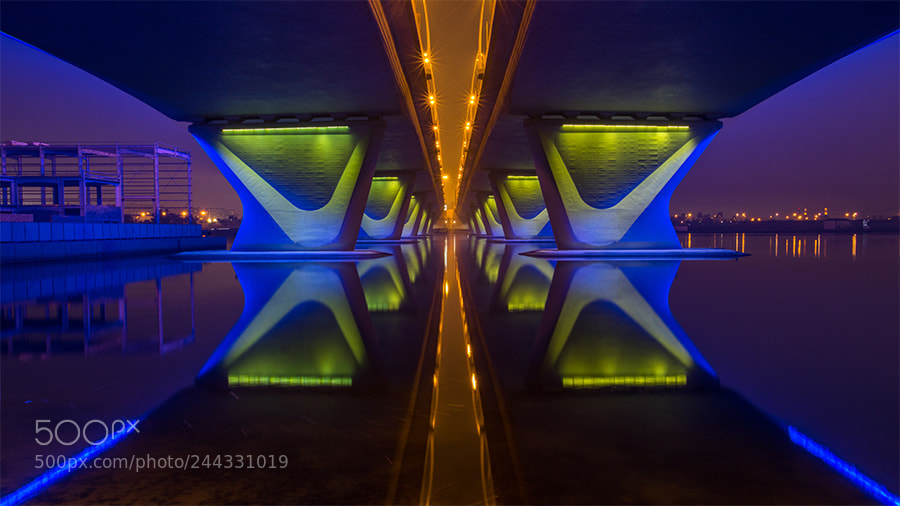Canon EOS 760D (EOS Rebel T6s / EOS 8000D) sample photo. Garhoud bridge photography