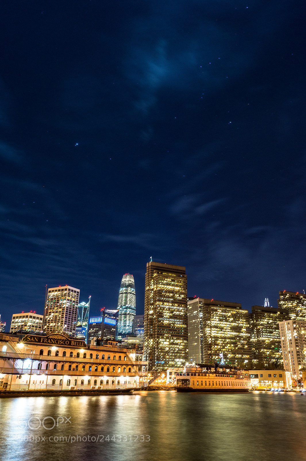 Sony SLT-A58 sample photo. Sf highrises from pier 7 photography