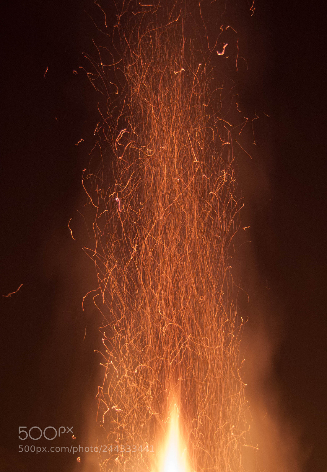 Nikon D40 sample photo. Fire photography