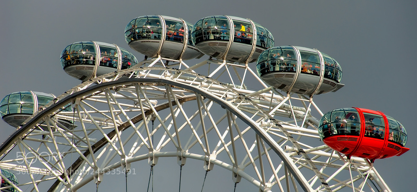 Nikon D200 sample photo. The london eye, london photography