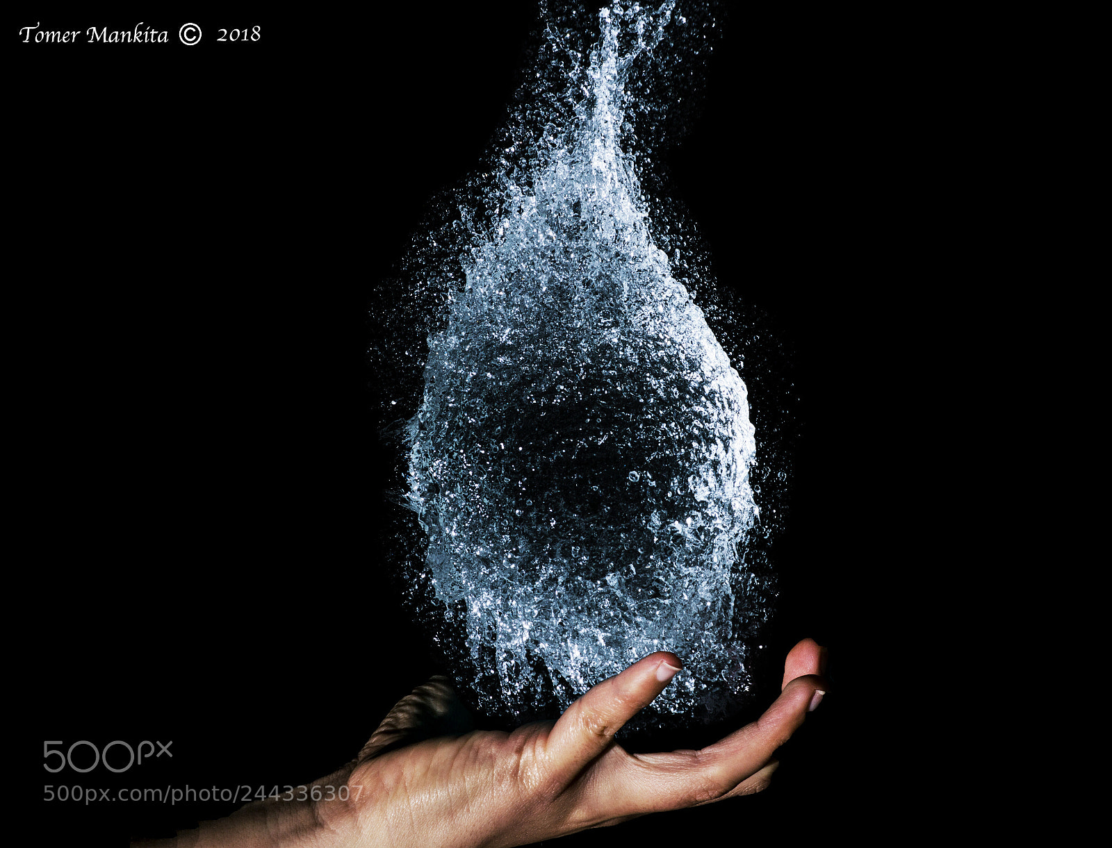 Nikon D3200 sample photo. Balloon water photography