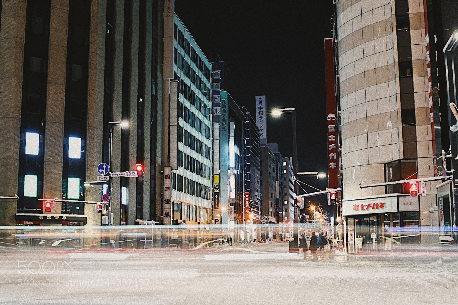 Nikon D850 sample photo. Sapporo at night photography