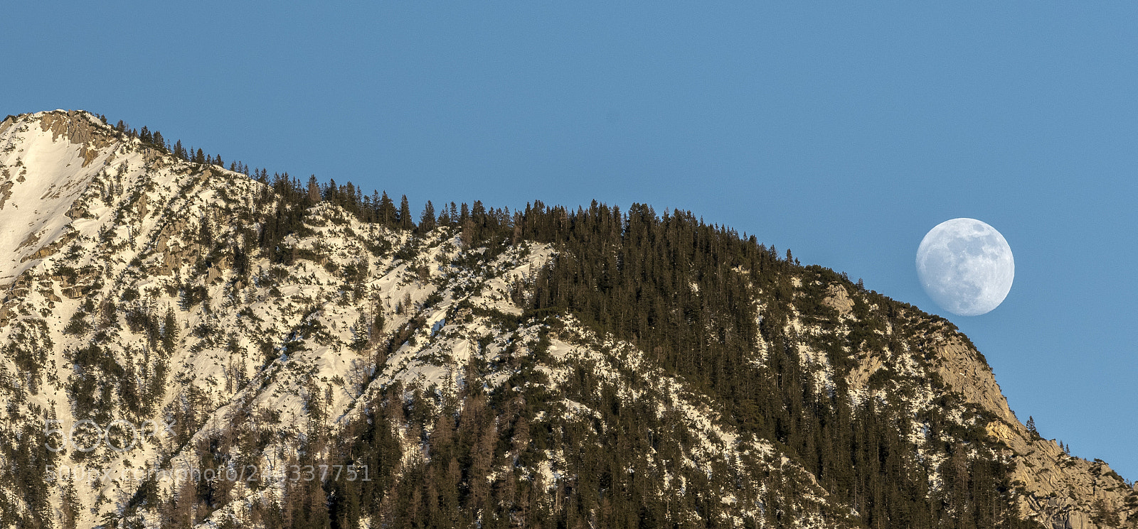 Nikon D810 sample photo. Moonrise photography