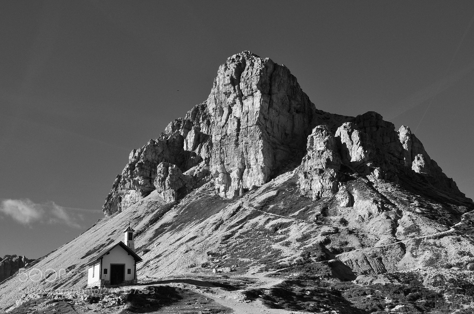 Nikon D90 sample photo. Mount and chapel photography