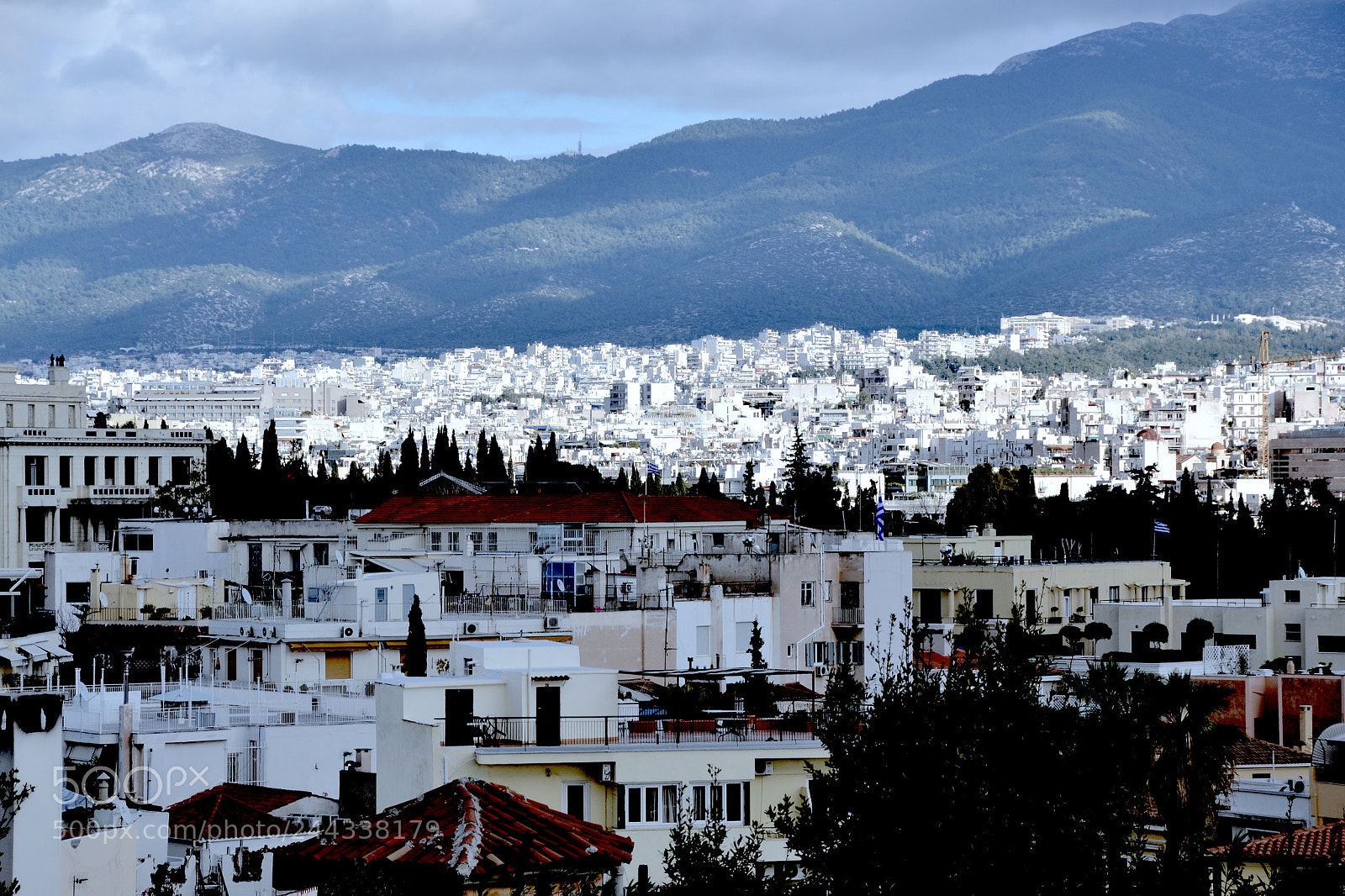 Nikon D3100 sample photo. Athens view photography
