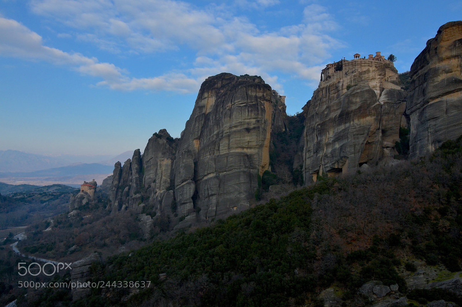 Nikon D3100 sample photo. Meteora view2 photography