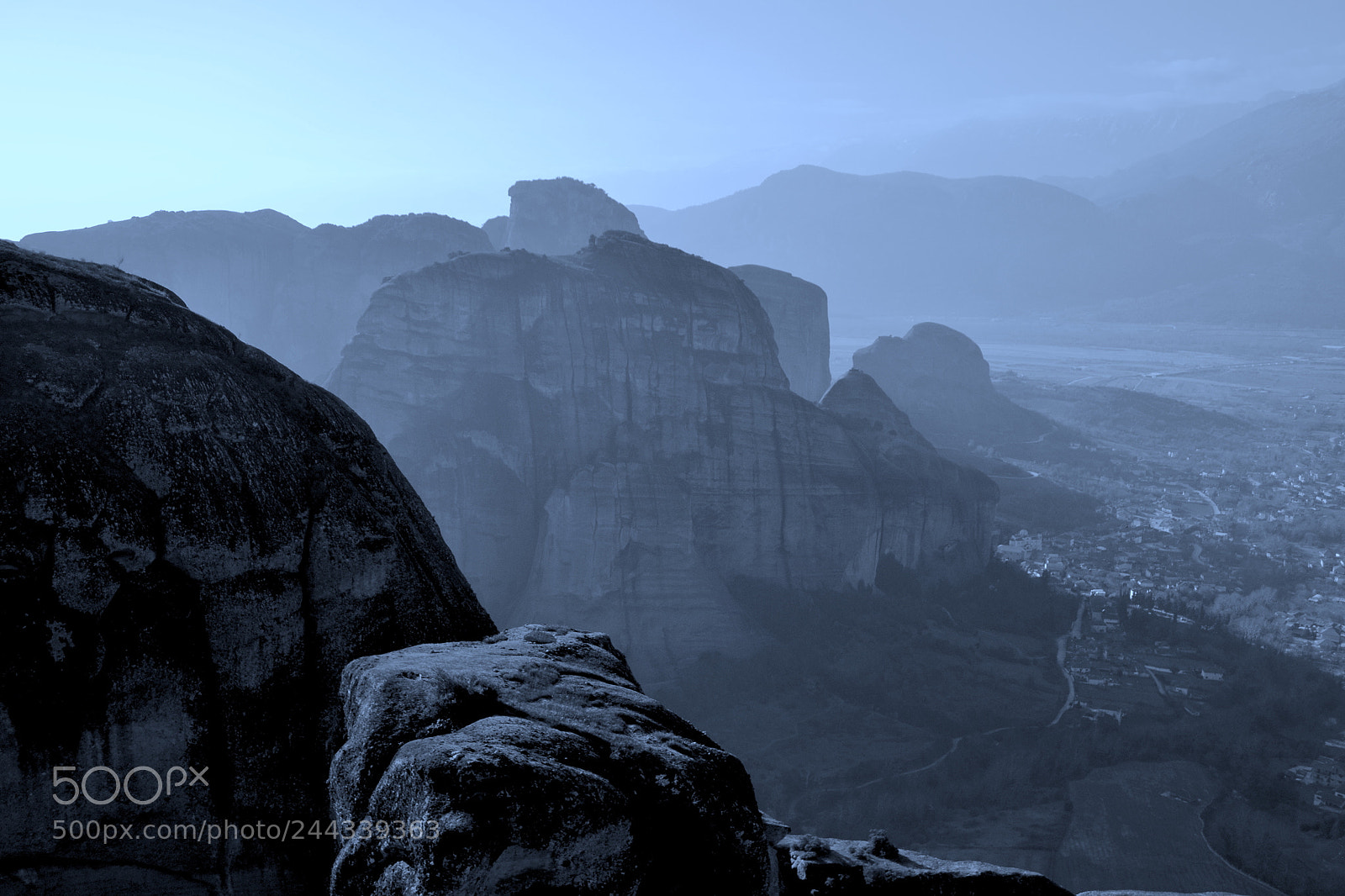Nikon D3100 sample photo. Meteora view1 photography