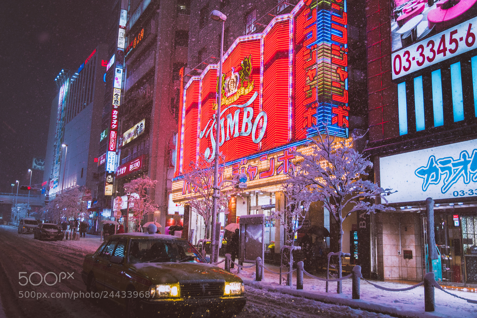 Nikon D7200 sample photo. Snow covered cab drenched photography