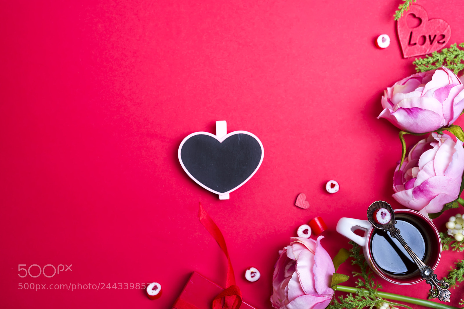 Nikon D610 sample photo. Red candy heart shape photography