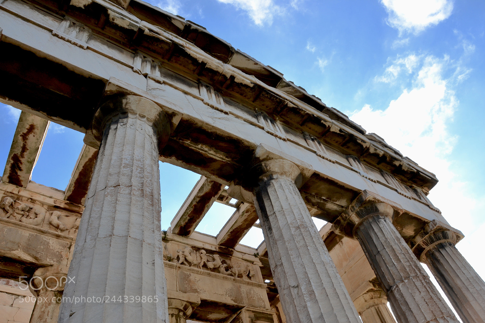 Nikon D3100 sample photo. Temple of hephaestus up photography
