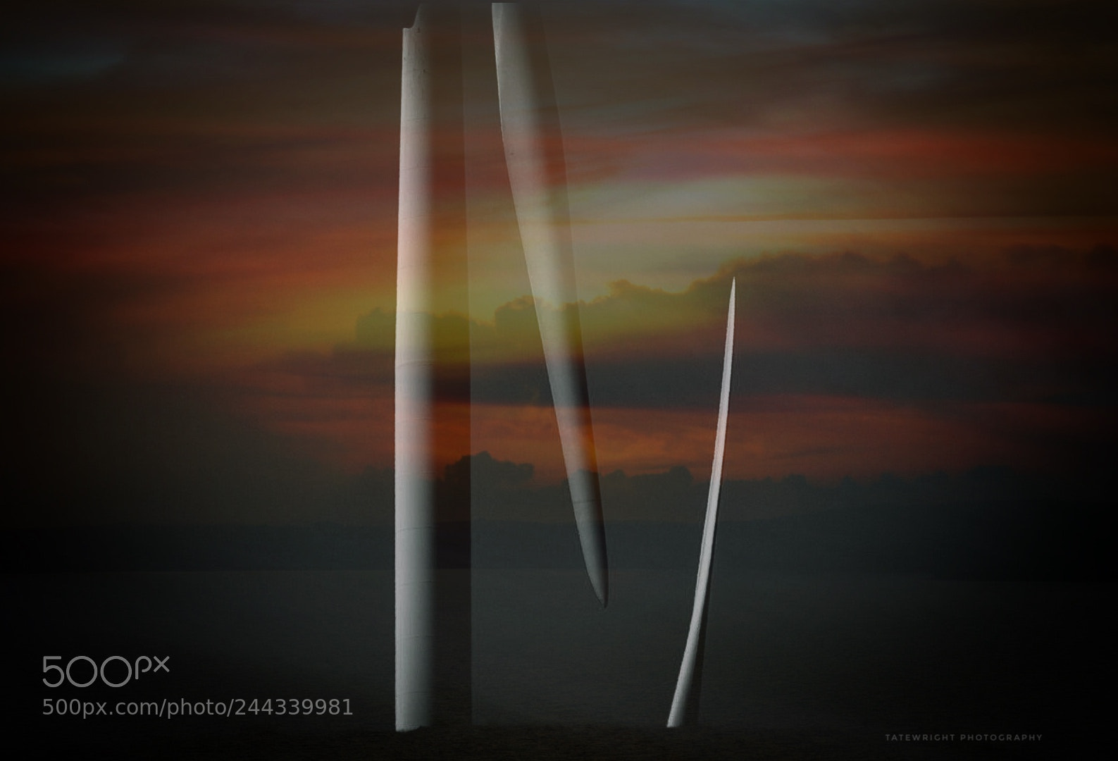 Nikon D3200 sample photo. Wind turbines photography