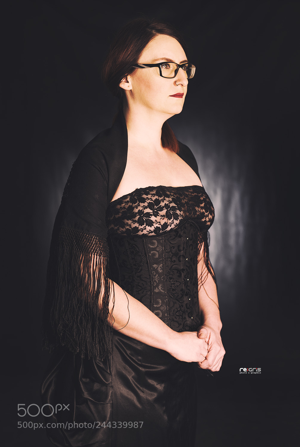 Nikon D850 sample photo. Elis in black photography