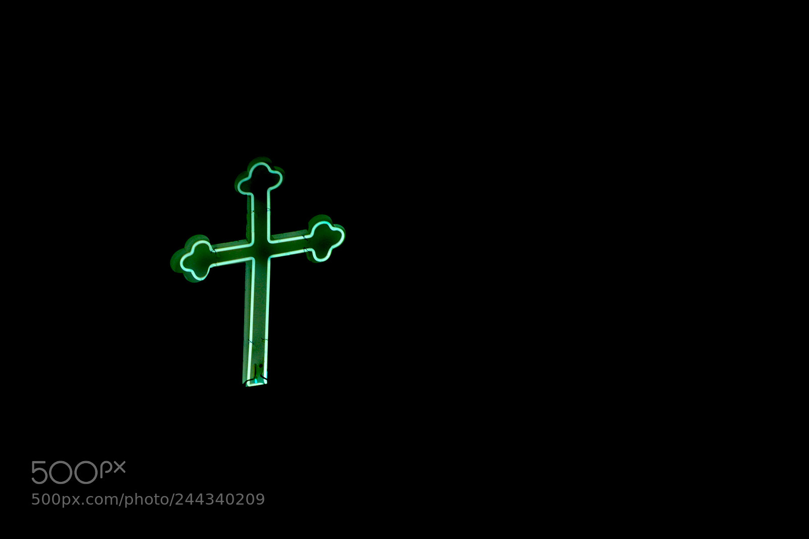 Nikon D3100 sample photo. Orthodox neon photography