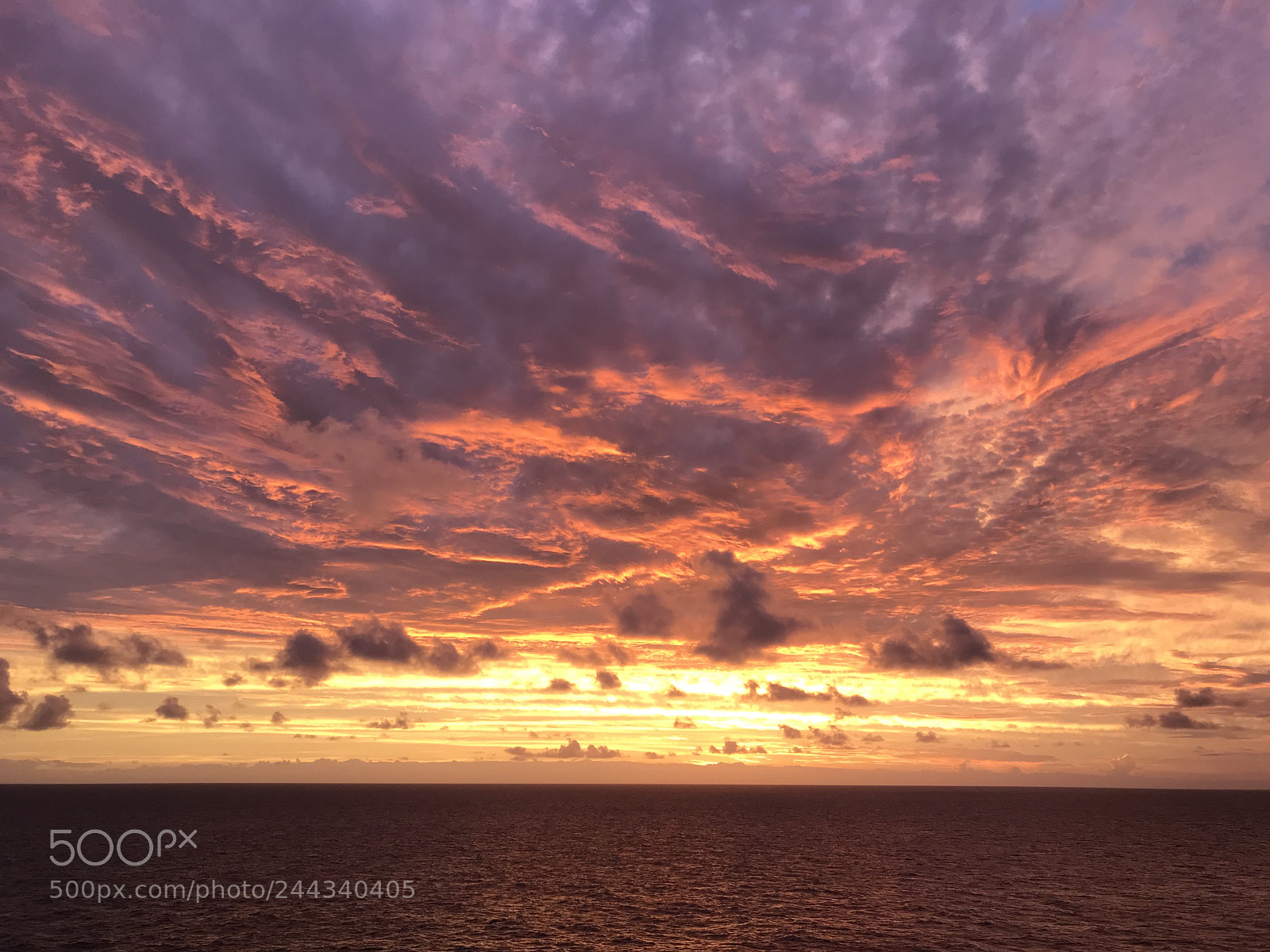 Apple iPhone 7 Plus sample photo. Sunset at sea photography
