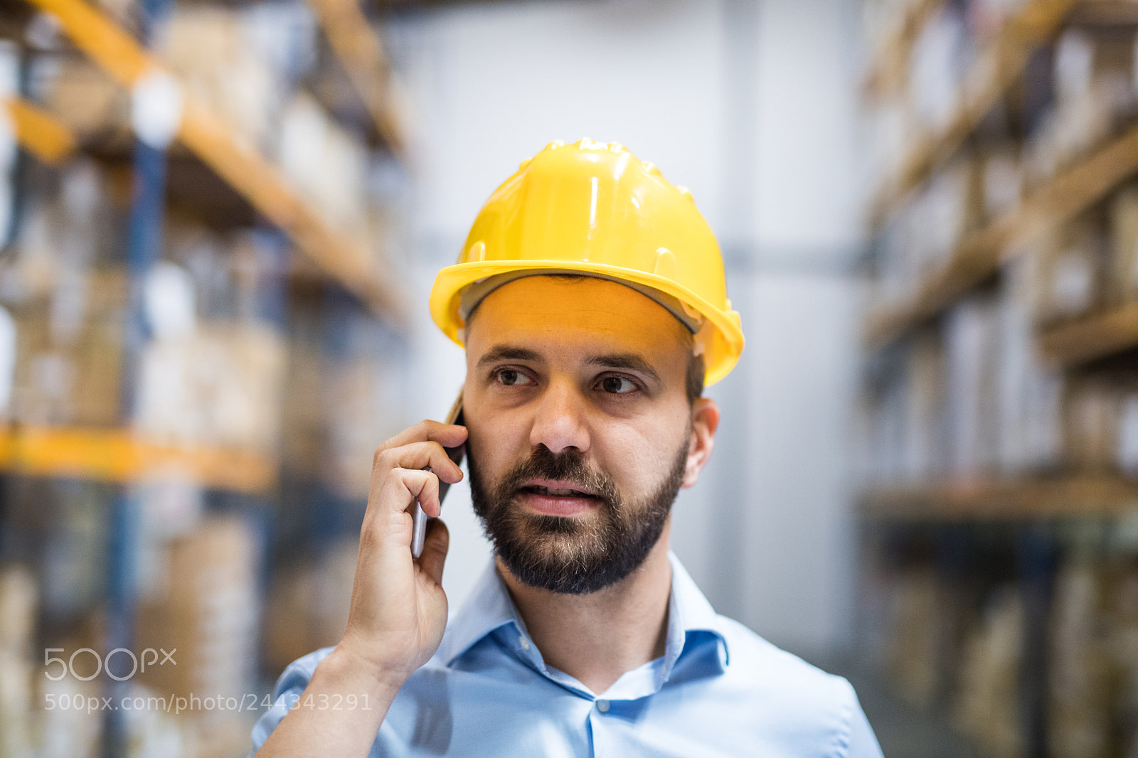 Nikon D5 sample photo. Warehouse worker or supervisor photography