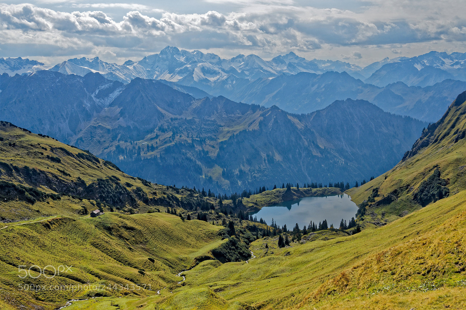 Olympus OM-D E-M10 sample photo. View from the nebelhorn photography