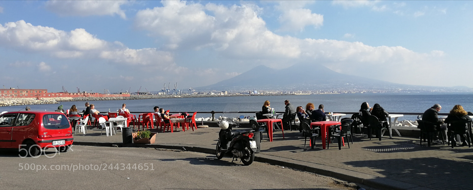 HUAWEI P10 Plus sample photo. Sea, sun, vesuvius and photography