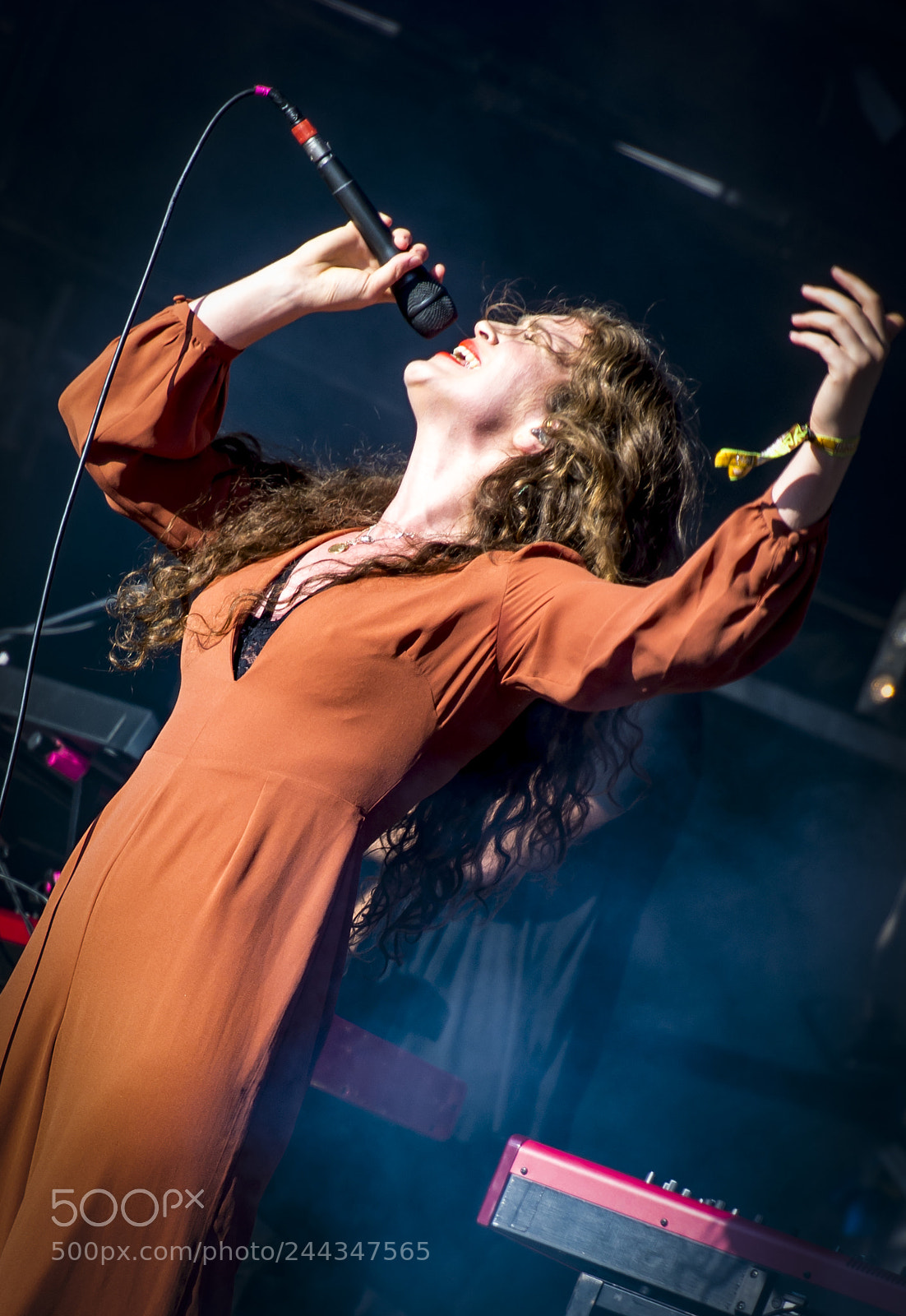 Nikon D7100 sample photo. Rae morris at festival photography