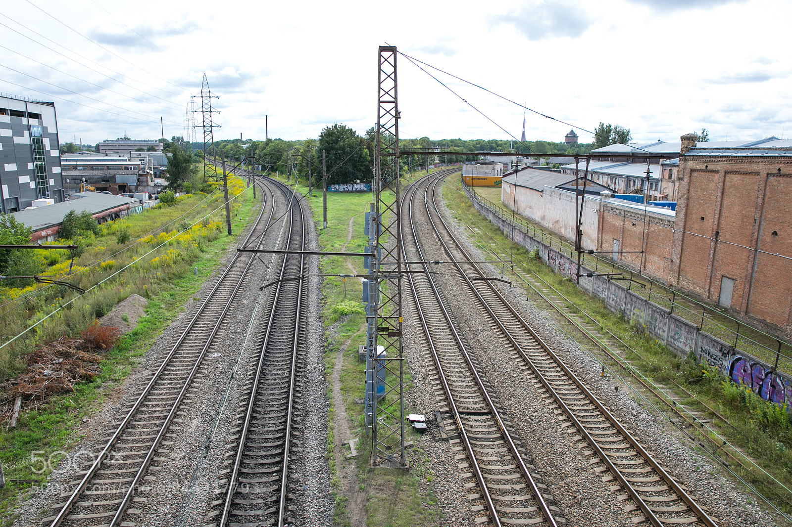 Canon EOS 6D sample photo. Railways at latvia, city photography