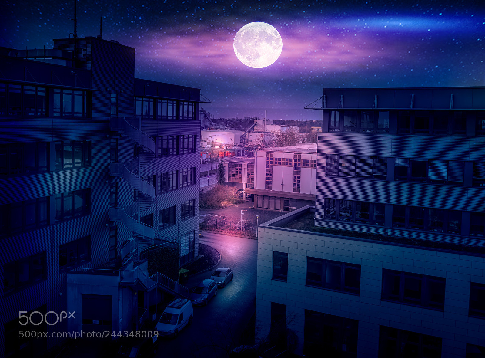 Fujifilm X-T20 sample photo. Moon over berlin photography