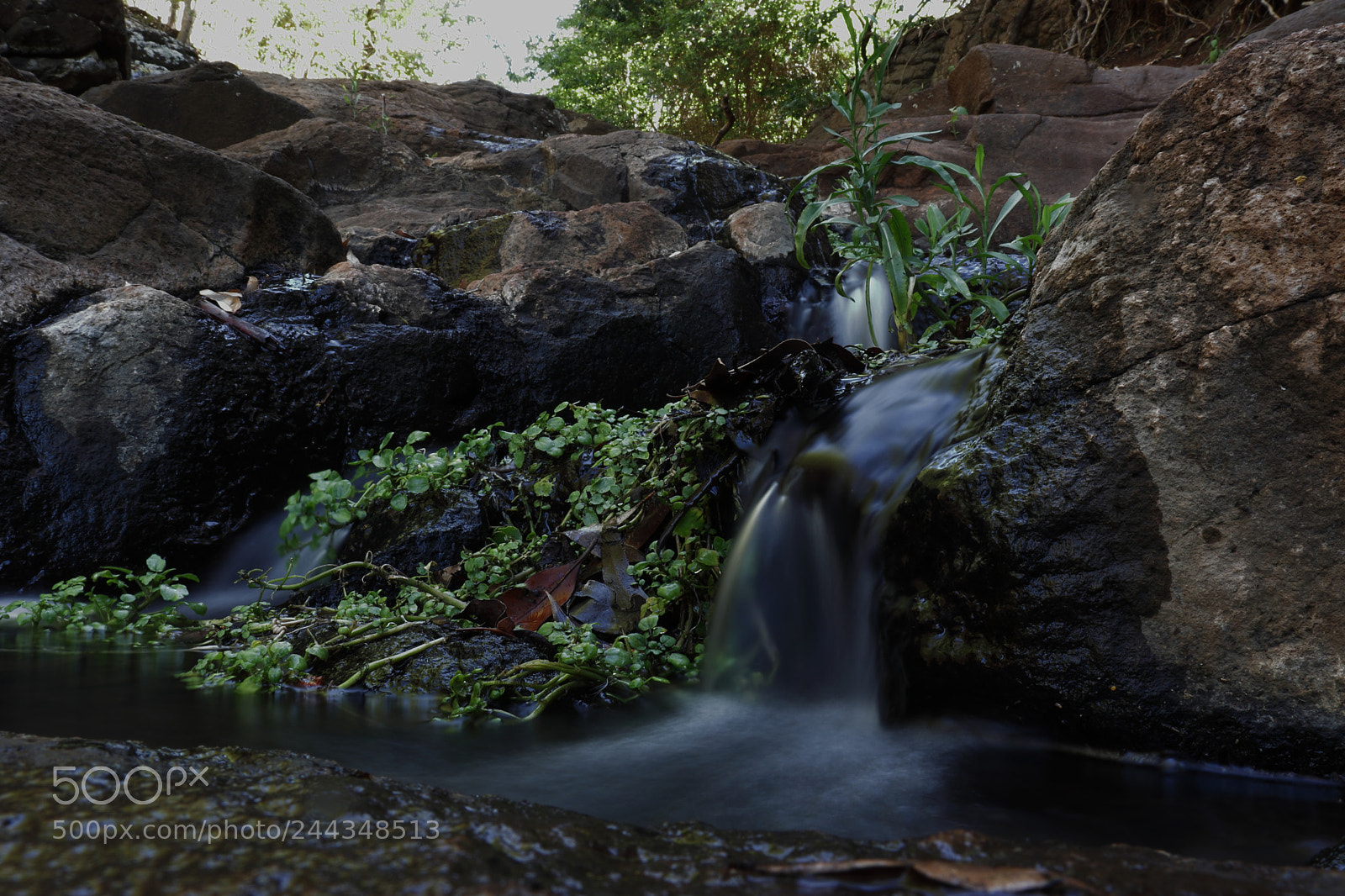 Canon EOS 200D (EOS Rebel SL2 / EOS Kiss X9) sample photo. Small waterfalls photography