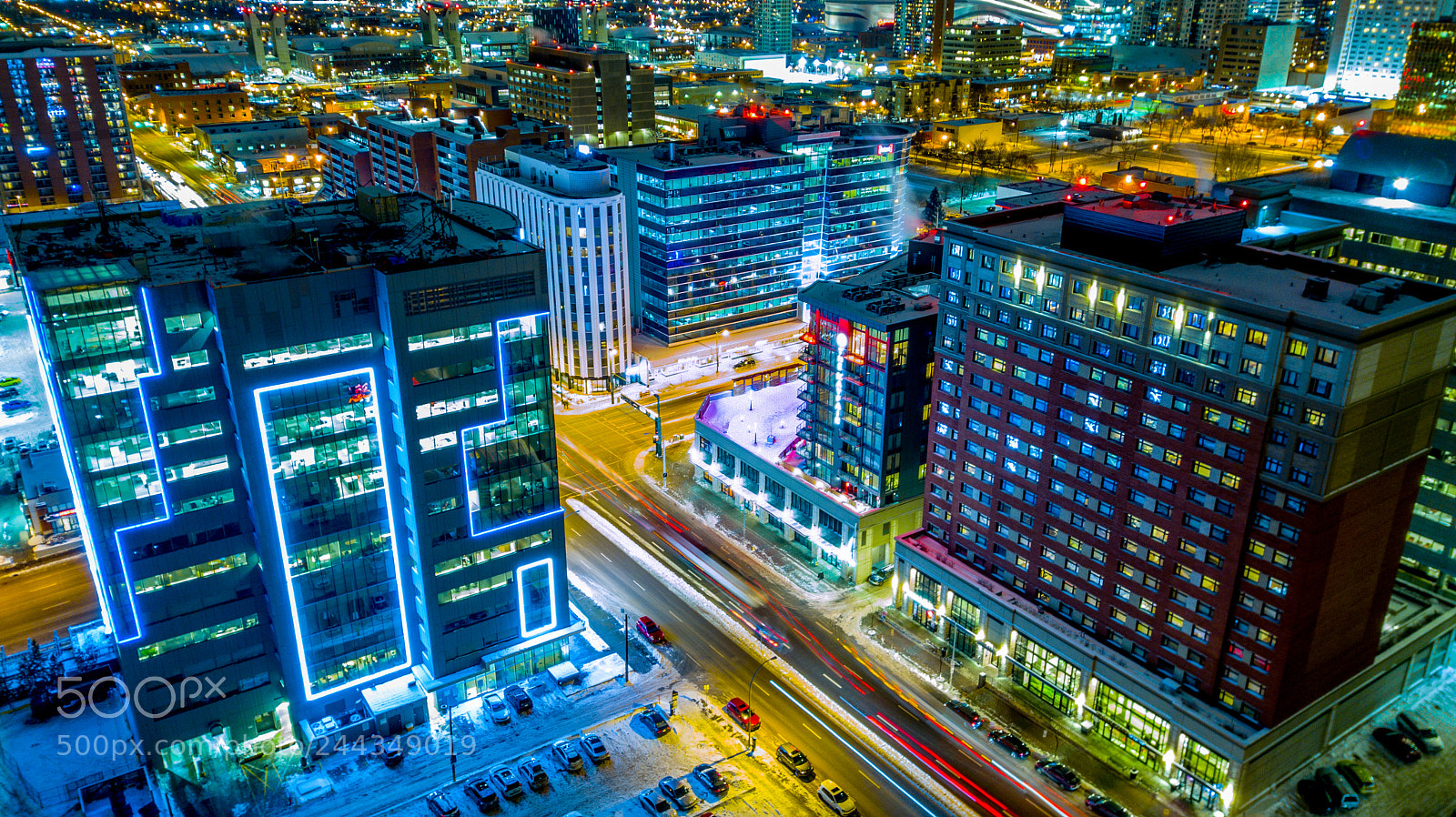 DJI FC220 sample photo. City lights!!! photography