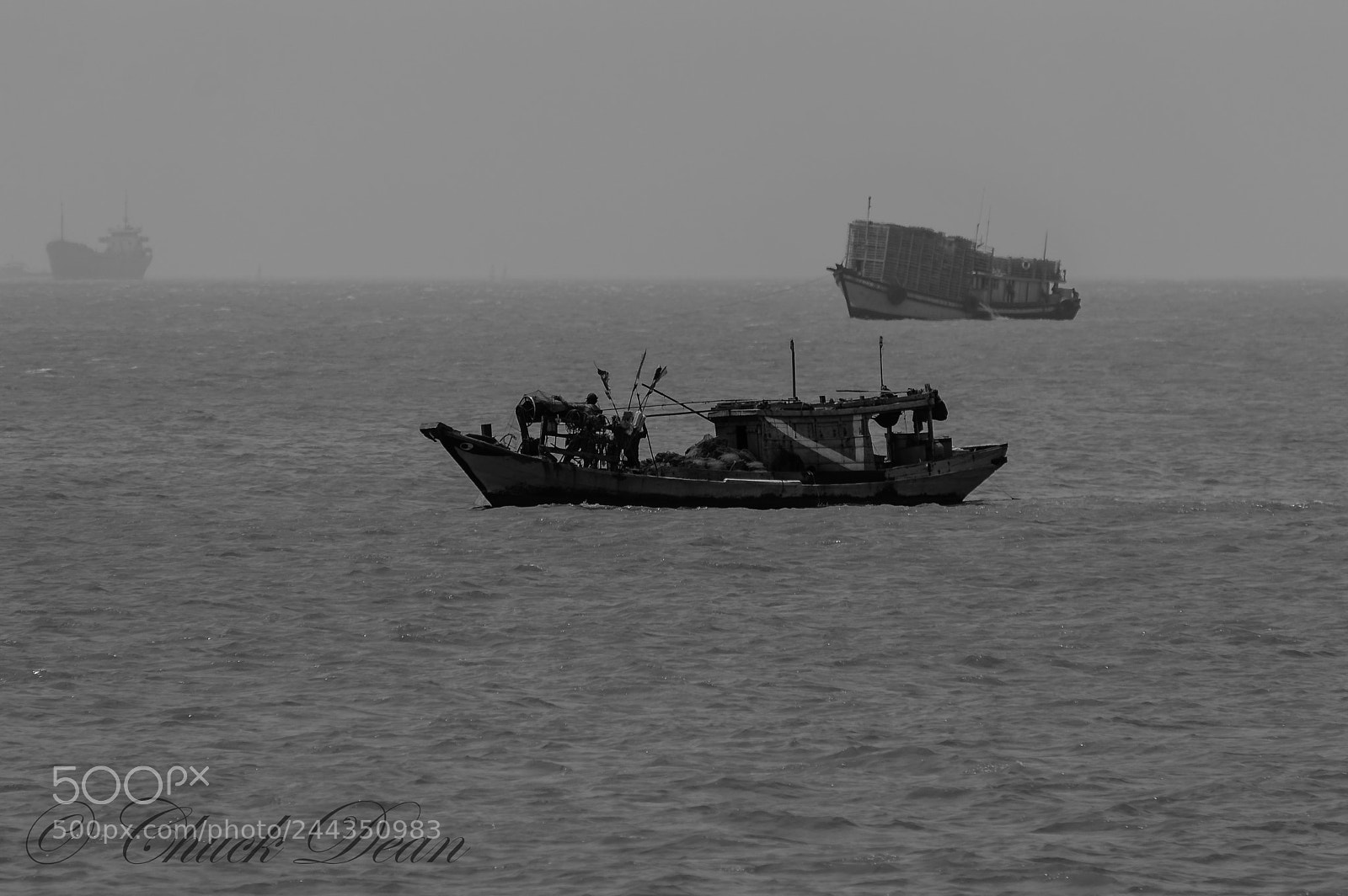Nikon D3200 sample photo. Fishermen working photography