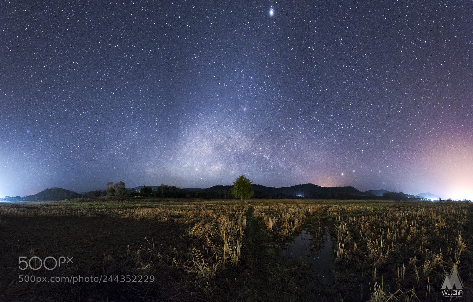 Nikon D810 sample photo. Panoramic of milky way photography