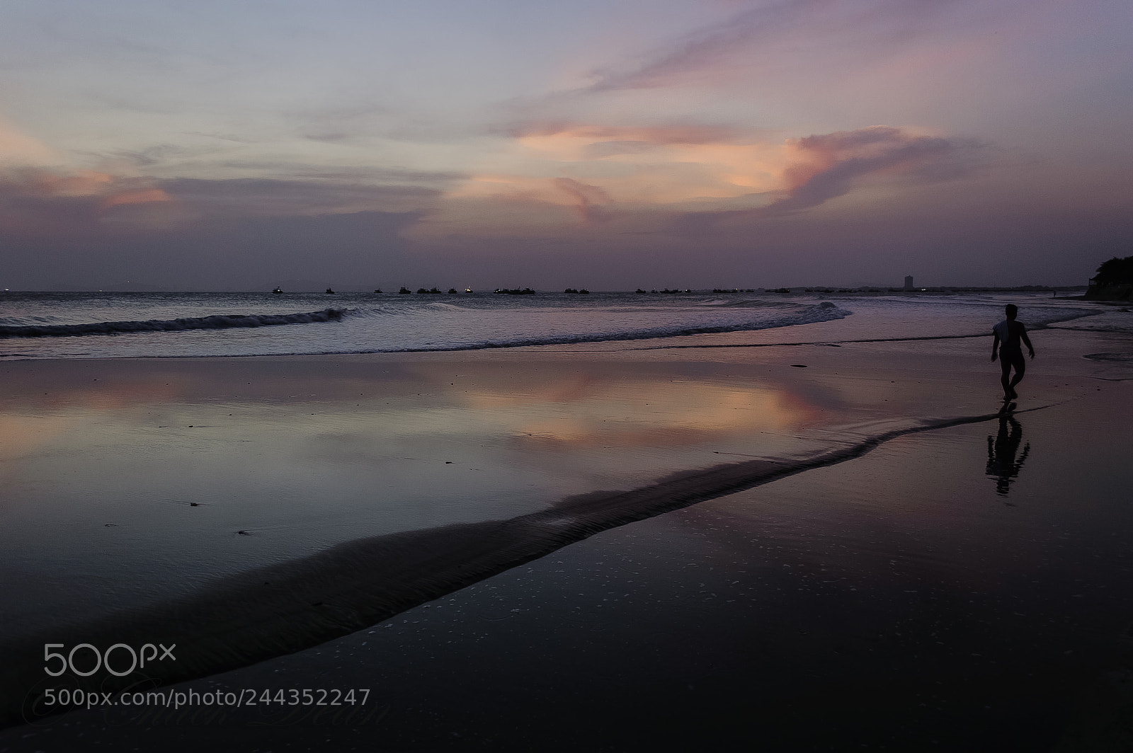 Nikon D3200 sample photo. Dusk at long hai photography
