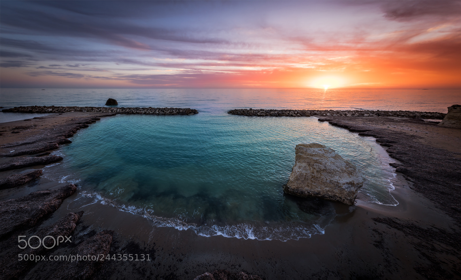 Nikon D810 sample photo. Colourful sunset photography