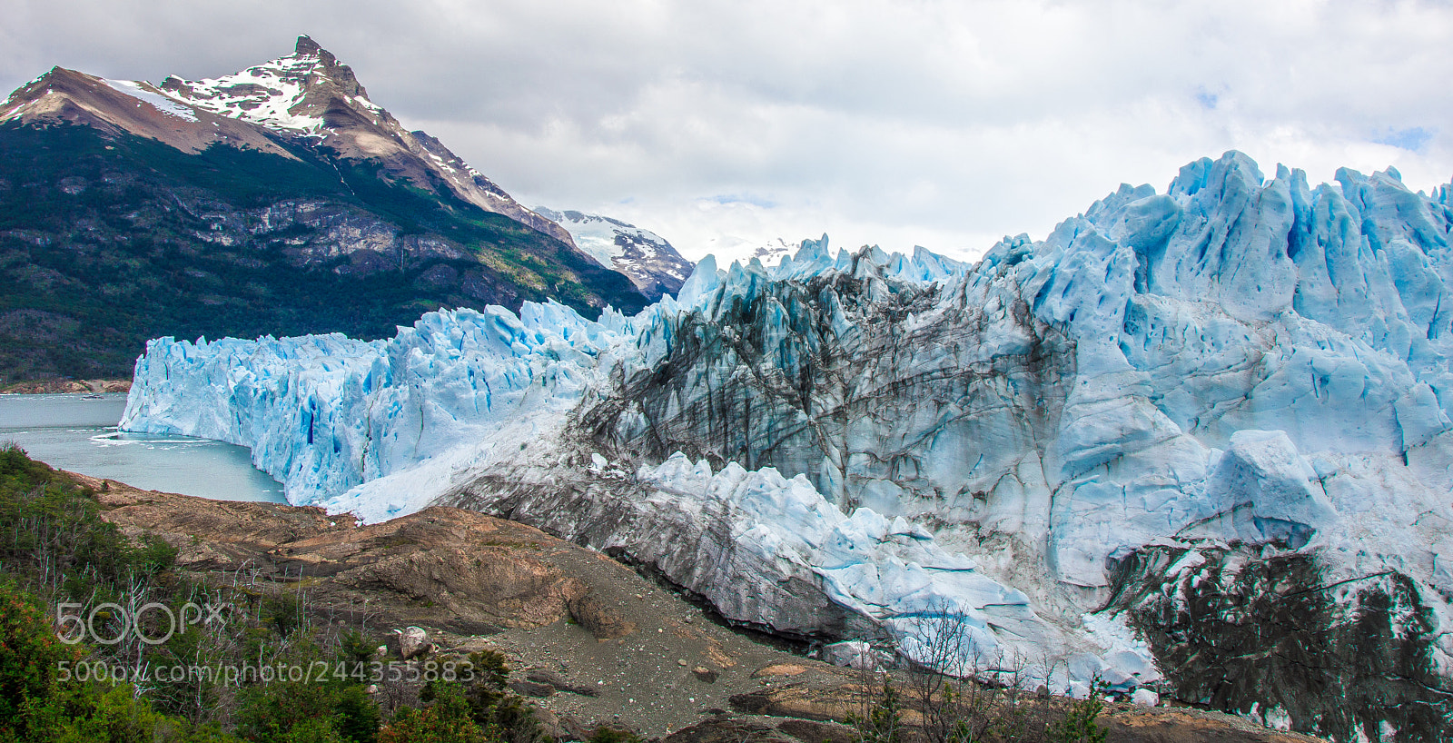 Nikon D3200 sample photo. Advancing glacier photography
