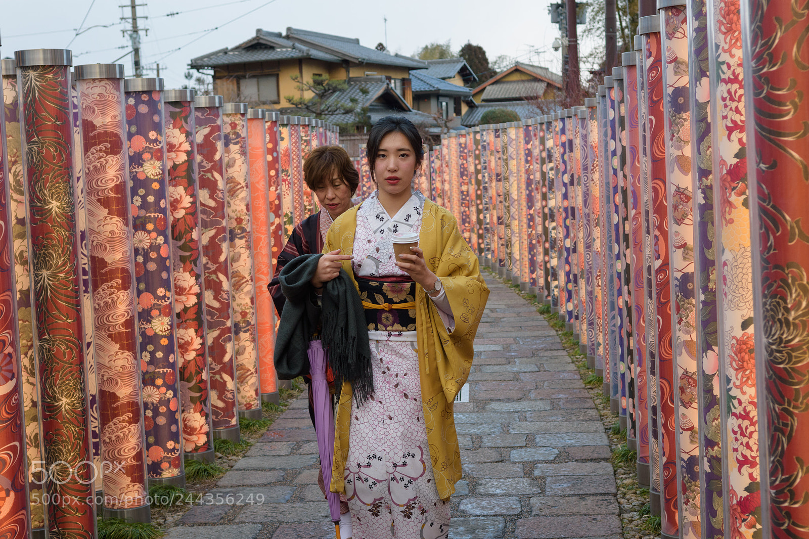 Nikon D7200 sample photo. Kimono ladies photography