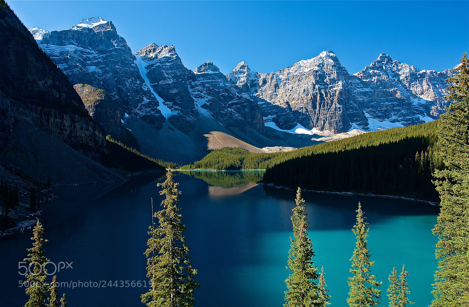 Sony DSC-R1 sample photo. Moraine lake photography