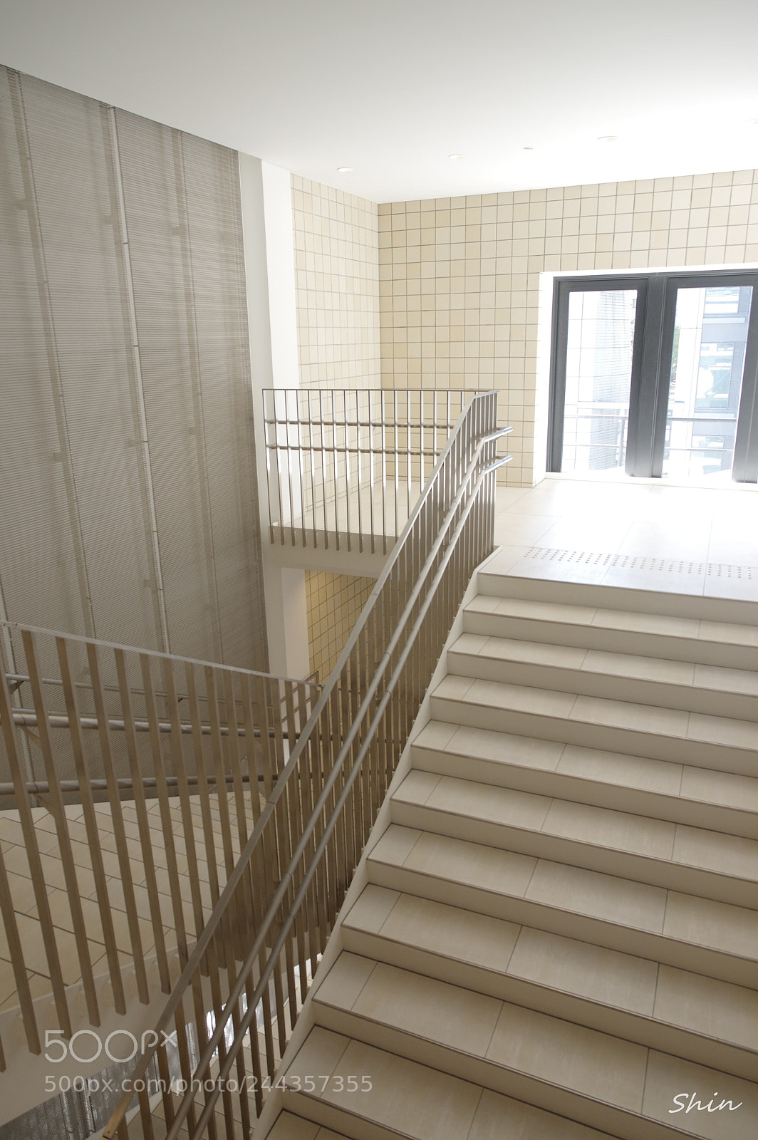 Pentax K-3 II sample photo. Cross stairs photography