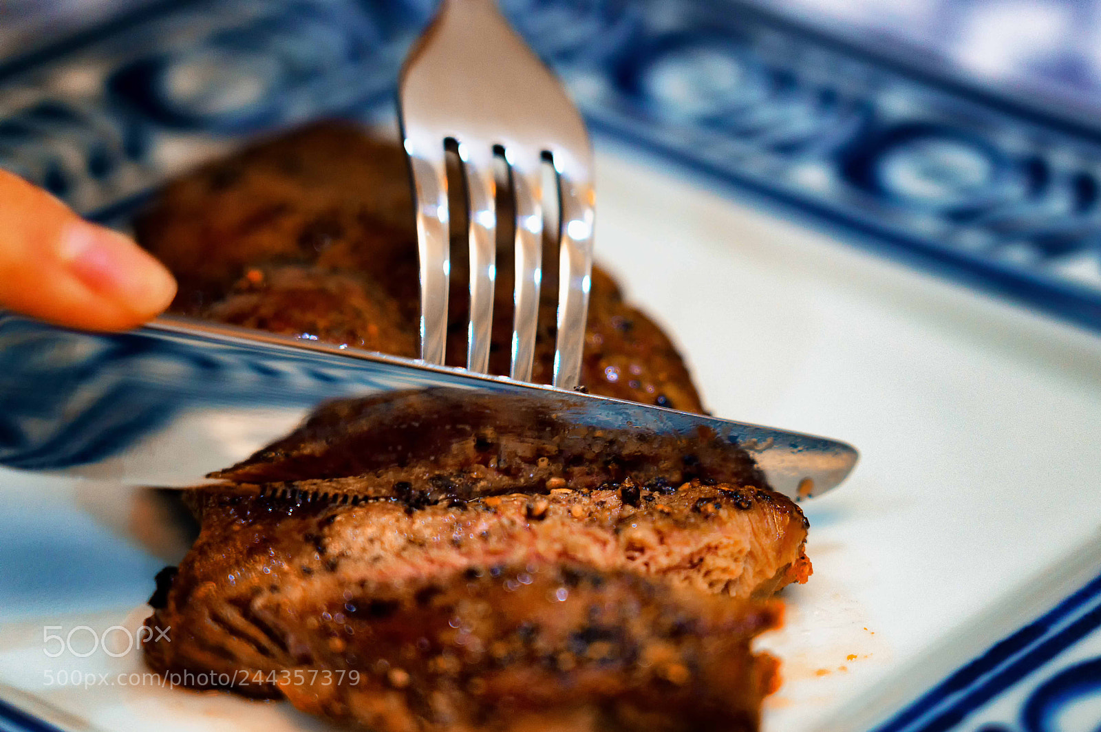 Sony a7R II sample photo. Steak. photography