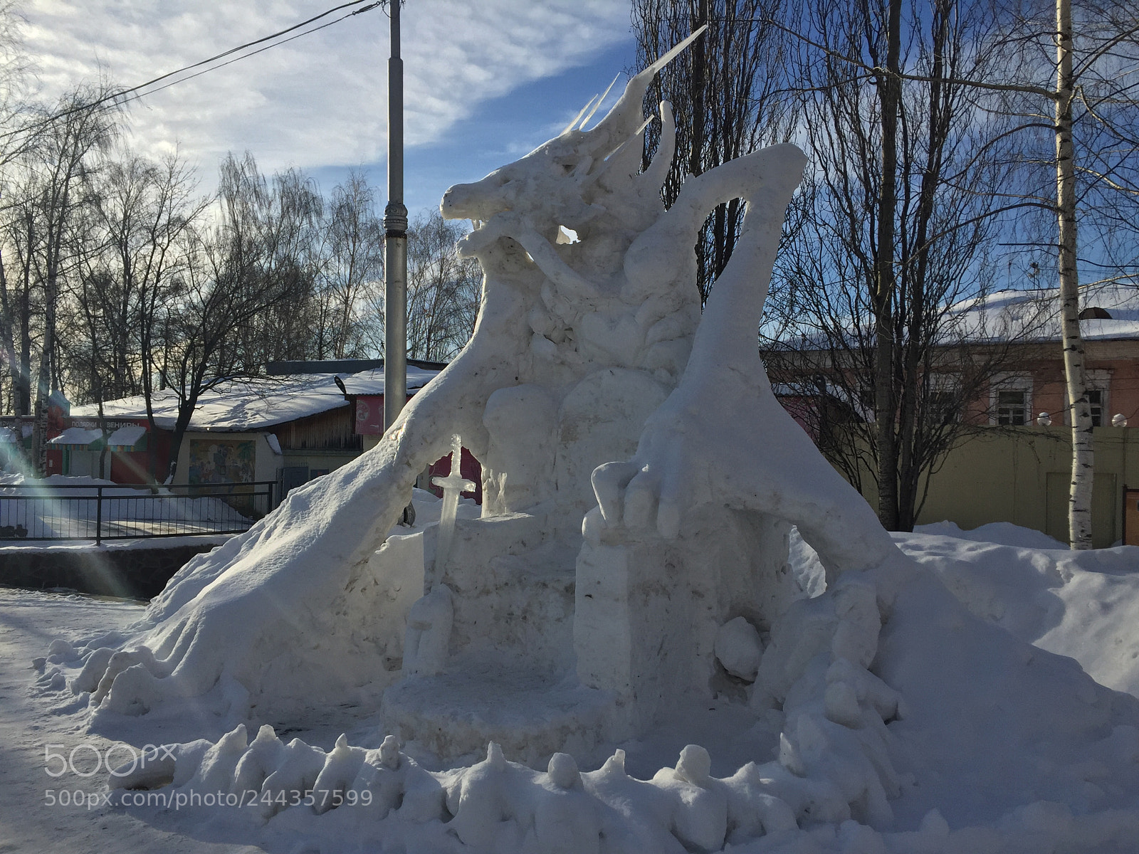 Apple iPhone 6 sample photo. Snow dragon photography