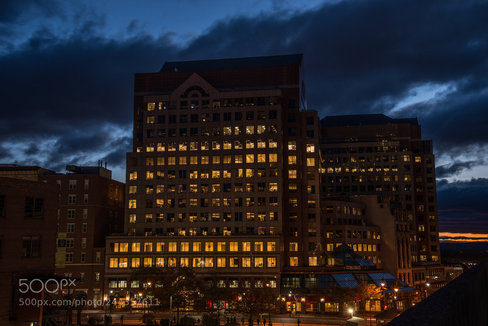 Nikon D800 sample photo. Hartford city building sunrise photography