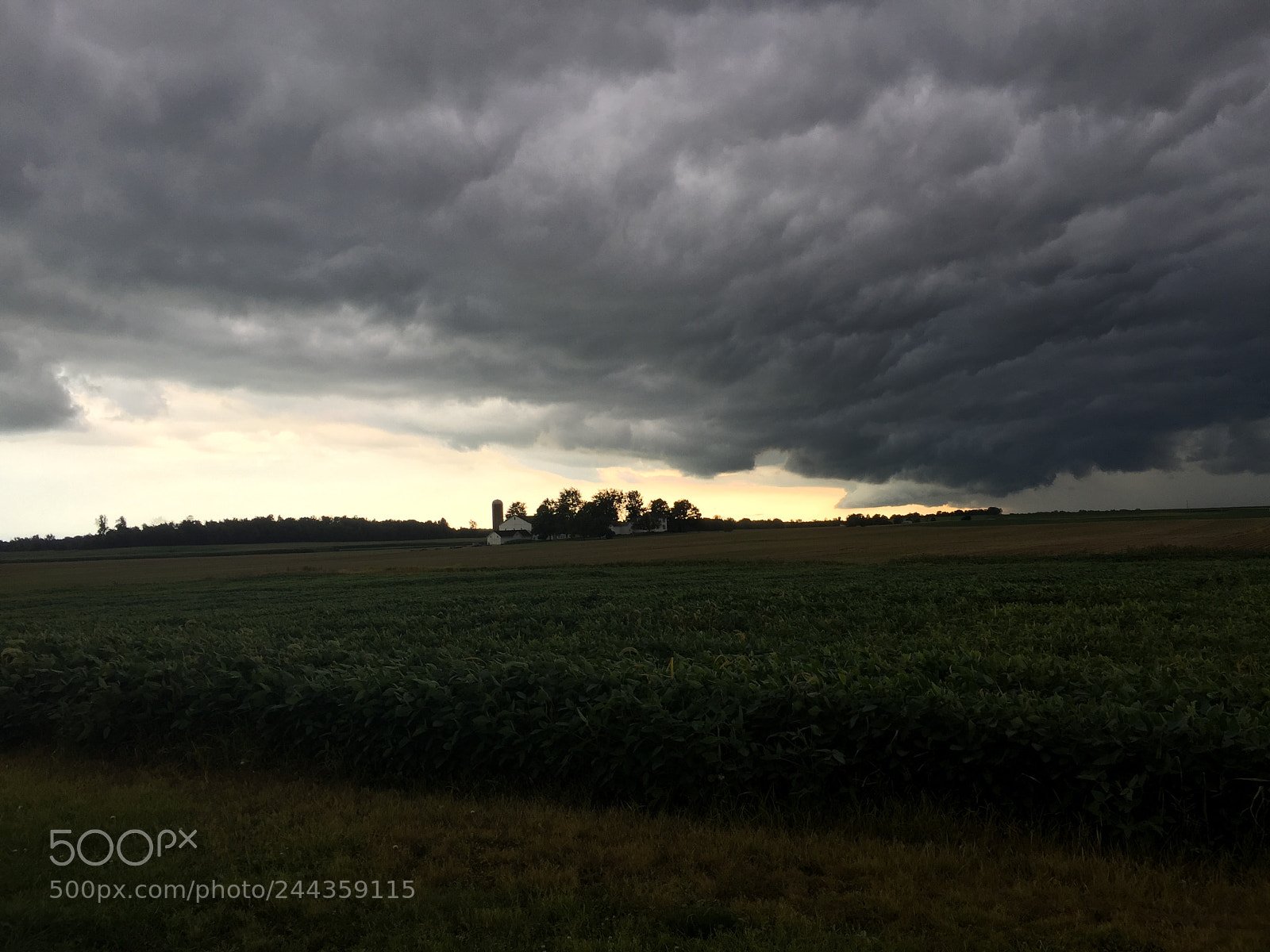 Apple iPhone 6 Plus sample photo. Bucyrus ohio thunder storm photography