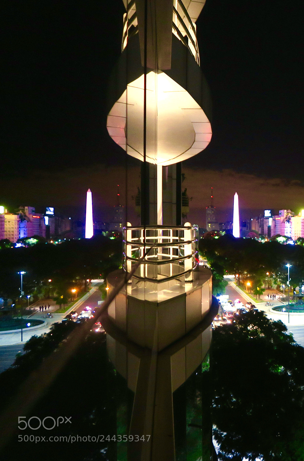 Canon PowerShot G5 X sample photo. Reflection of avenida 9. julio photography