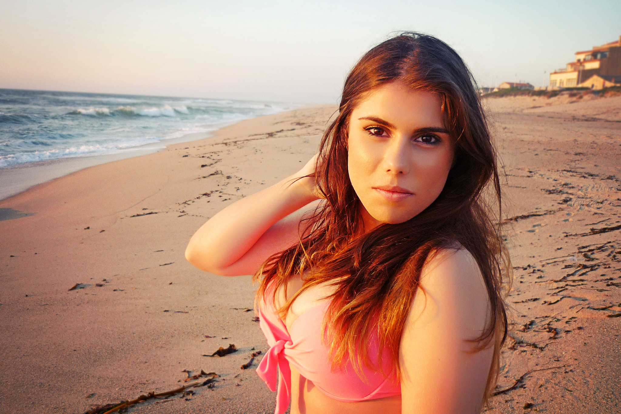 Panasonic Lumix DMC-FS3 sample photo. Elsa nunes on the beach #2 photography