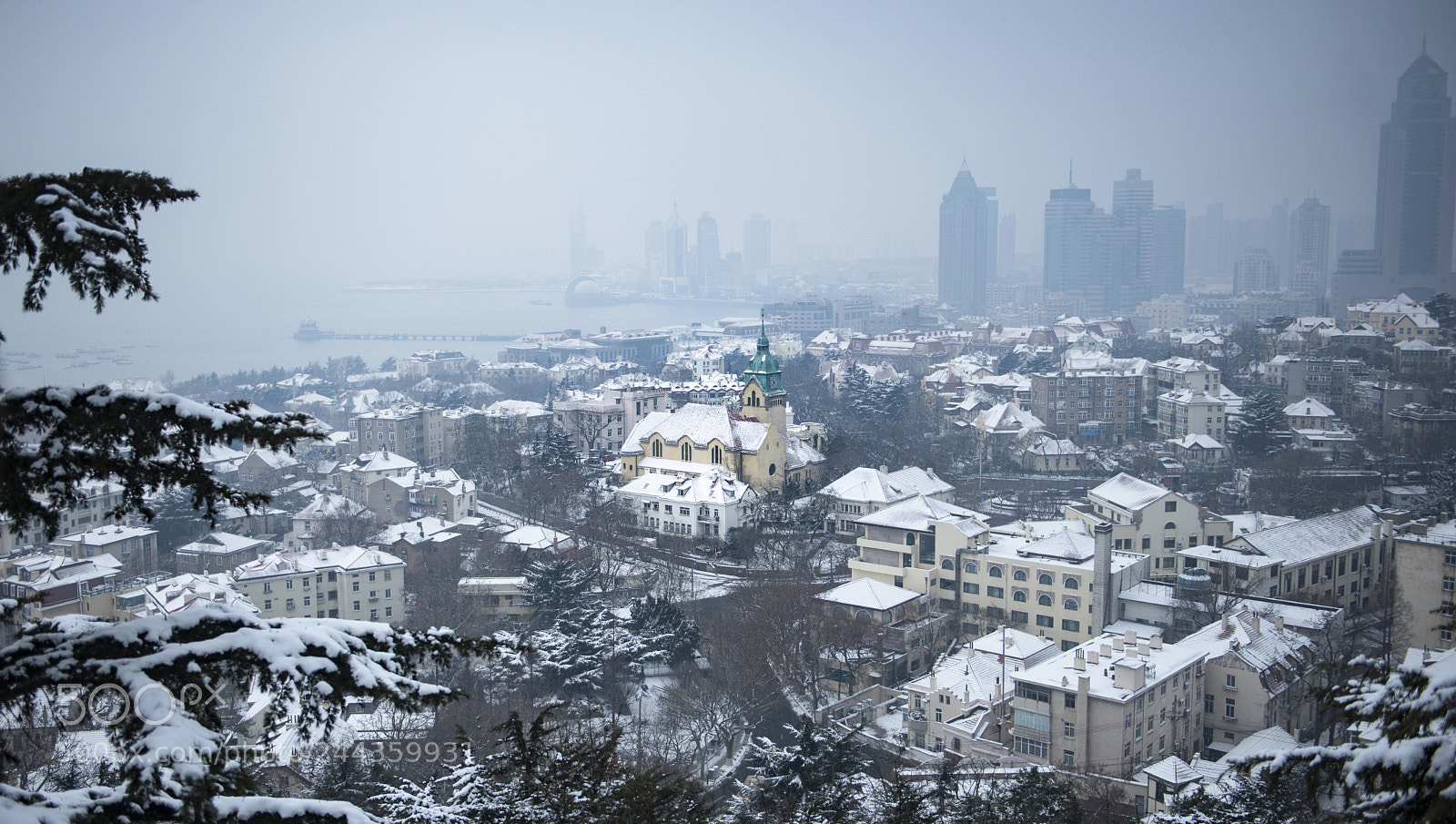 Nikon D800 sample photo. 青岛雪景 photography
