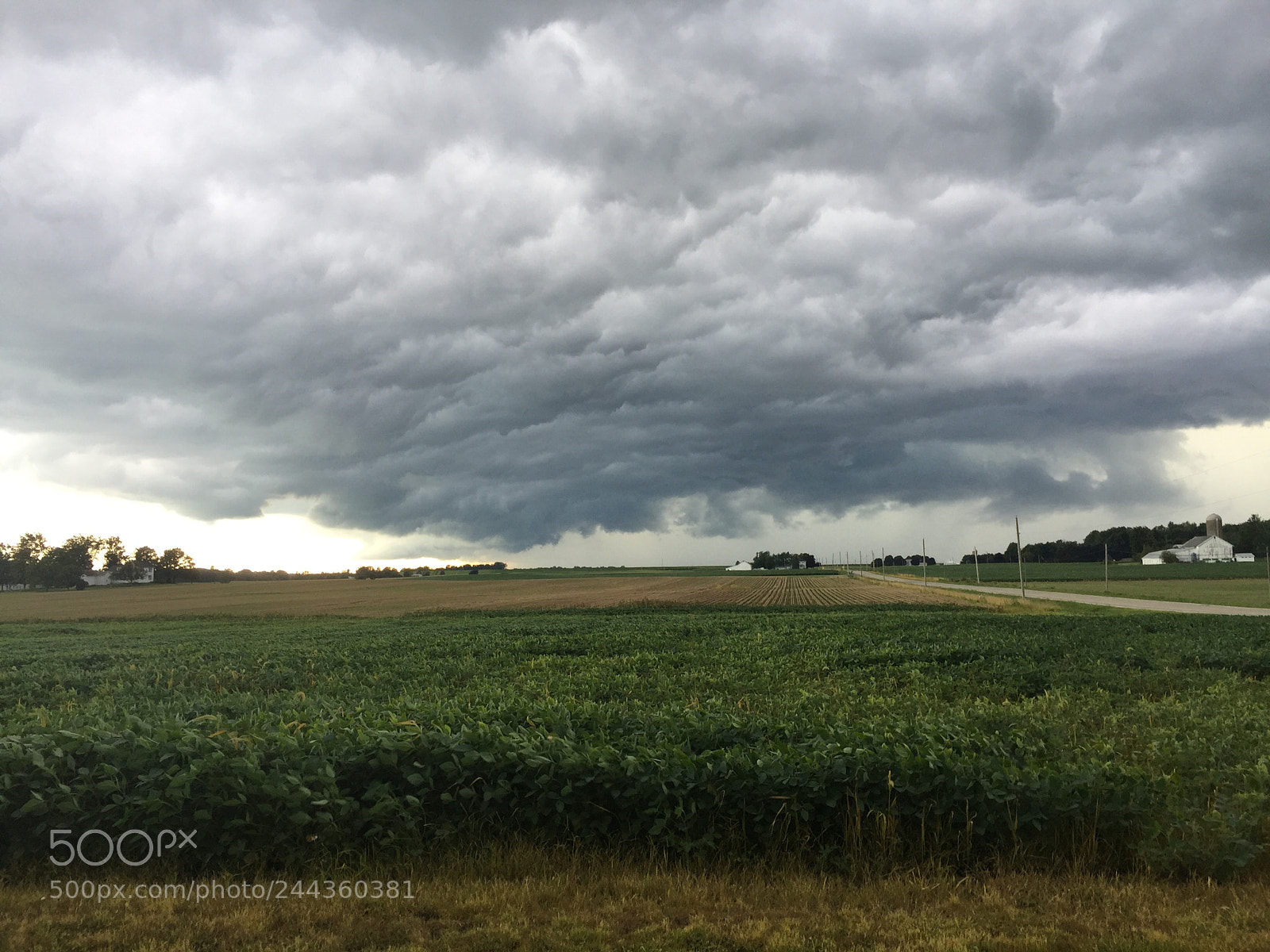 Apple iPhone 6 Plus sample photo. Bucyrus ohio thunderstorm 2017 photography
