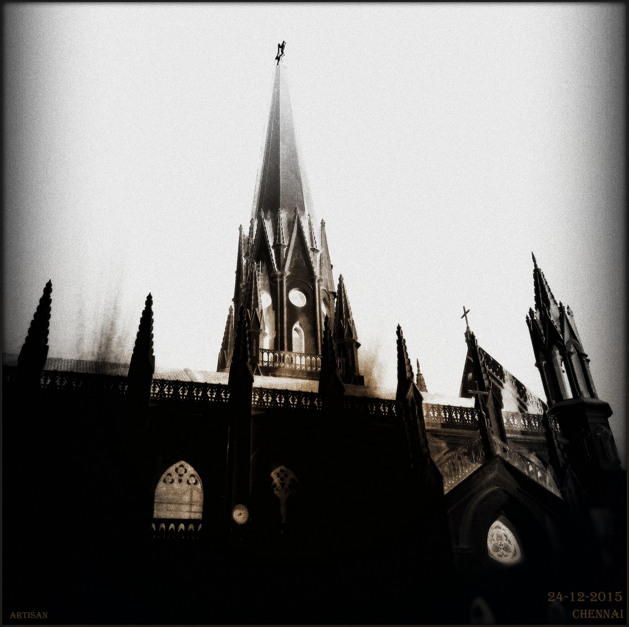 Micromax Canvas Spark sample photo. The old church photography